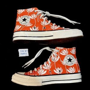 *Practically New* Converse Summer Spirit Bright Poppy High Tops | Women’s Sz 8.5